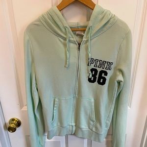 VS PINK full zip hoodie.  Size Medium.